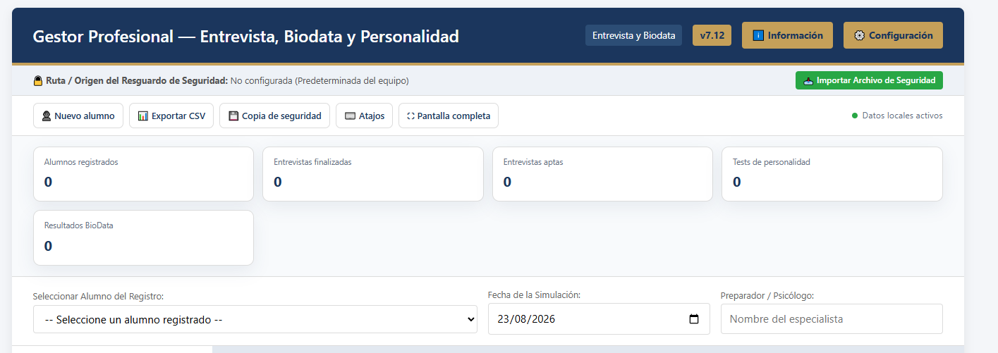 Perfil Psicológico y Análisis de Competencias